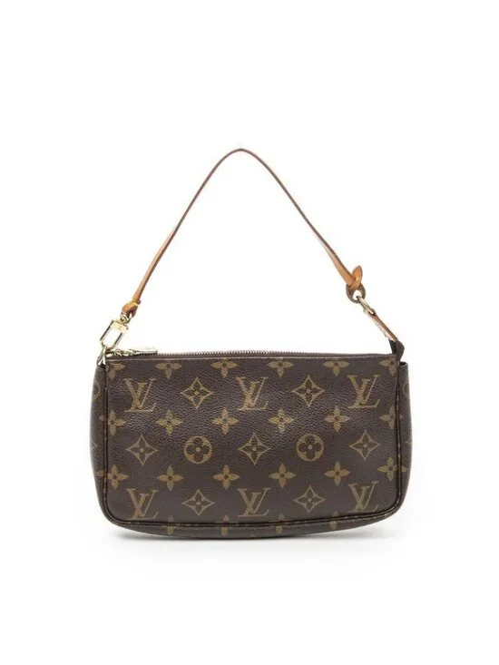 Louis Vuitton Pochette Brown Monogram Canvas Shoulder Bag - Picture 5 of 10